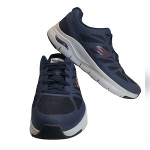 Men's Skechers 232042 Arch Fit Walking Shoes Navy Size 13